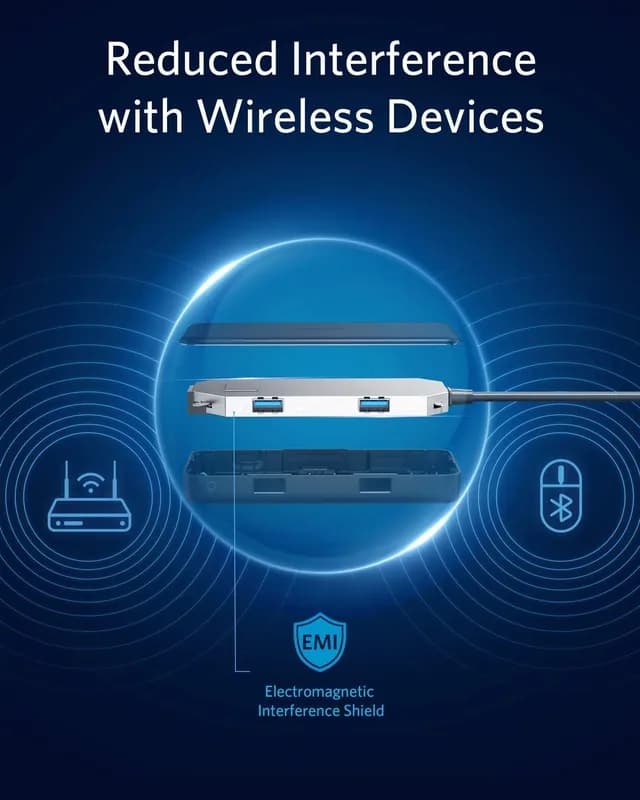 هاب دیتا 7 در 1 انکر Anker PowerExpand+ 7-in-1 Hub A8352 — تصویر ۵