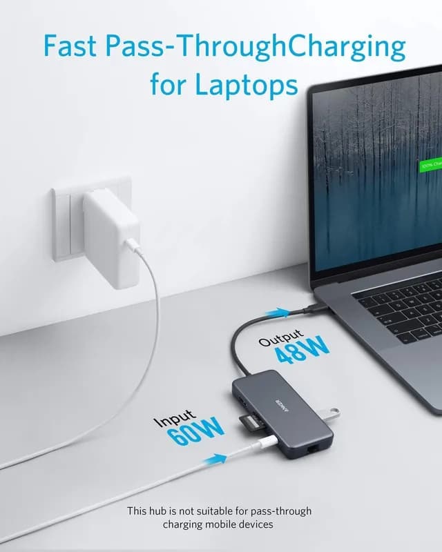 هاب دیتا 7 در 1 انکر Anker PowerExpand+ 7-in-1 Hub A8352 — تصویر ۲