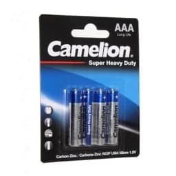 باتری نیم قلمی کملیون (Camelion) مدل Super Duty Heavy (کارتی 4 تایی) — تصویر ۲