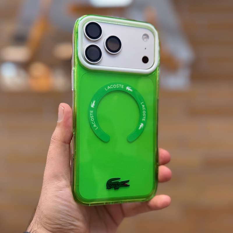 کاور مگ سیف شفاف CG Mobile مدل Lacoste مناسب برای گوشی موبایل iPhone 17 Promax — تصویر ۲