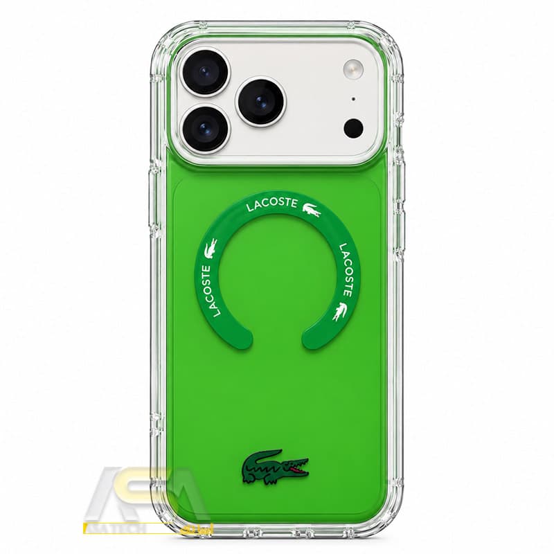 کاور مگ سیف شفاف CG Mobile مدل Lacoste مناسب برای گوشی موبایل iPhone 17 Promax