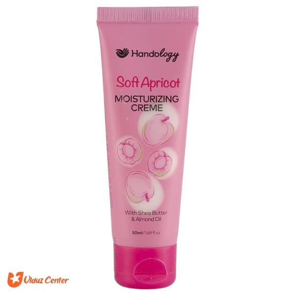 کرم آبرسان دست و صورت هندولوژی مدل Soft Apricot حجم 50 میل