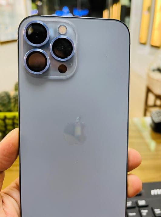 محافظ لنز دوربین مدل رینگی برند QY مناسب برای گوشی موبایل اپل Iphone 13 Pro/13 Promax — تصویر ۴