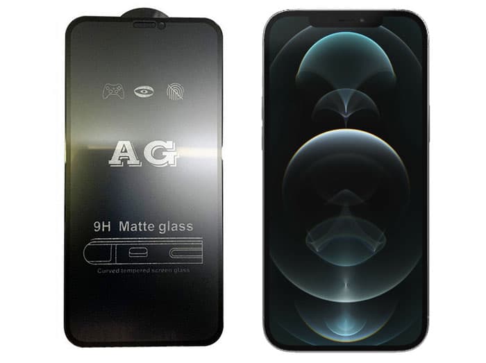 محافظ صفحه مات شیشه برند AG تمام صفحه آیفون Apple iPhone 13/13 Pro AG 9D Mate Glass — تصویر ۴
