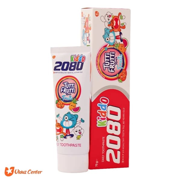 خمیردندان پیشگیری از پوسیدگی دندان کودک 2080 حاوی زایلیتول با طعم میوه ای 100 گرم