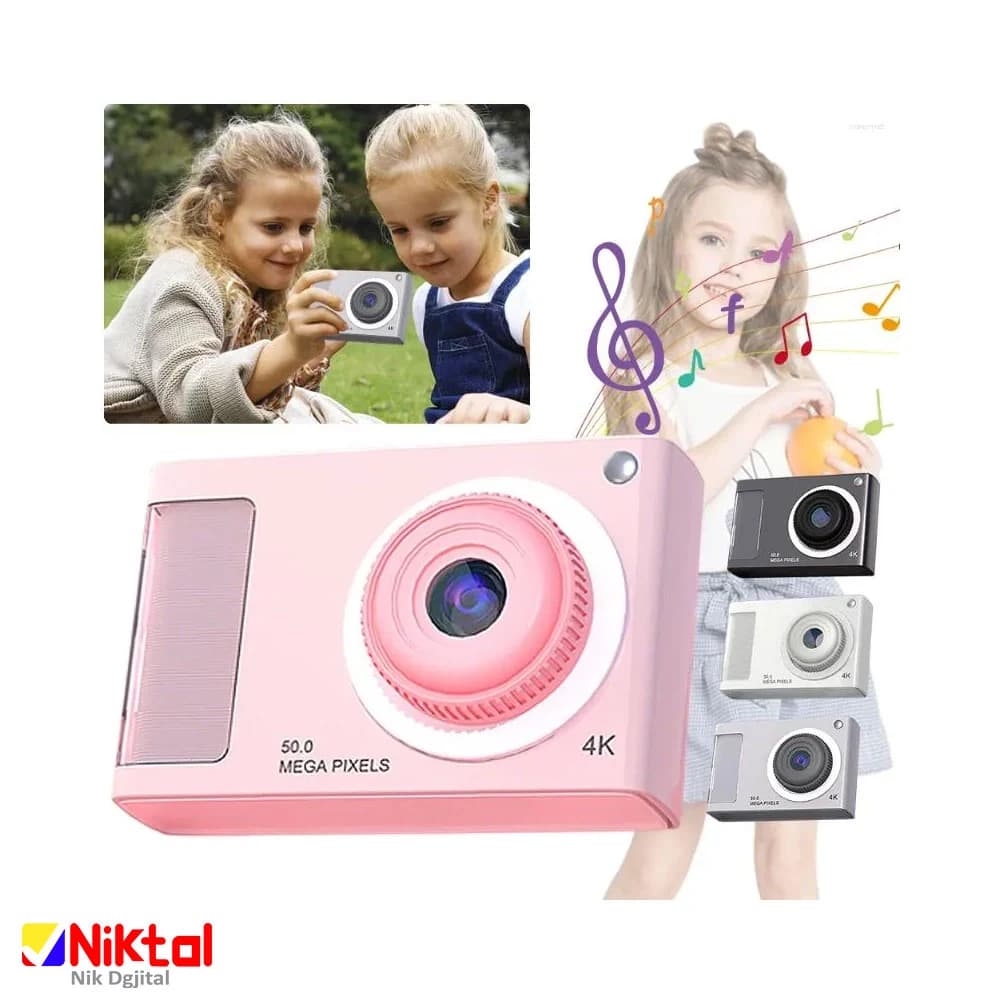 دوربین دیجیتال کودک Y2 | کیفیت عکاسی 50 مگاپیکسل | فیلم‌برداری 4K — تصویر ۴