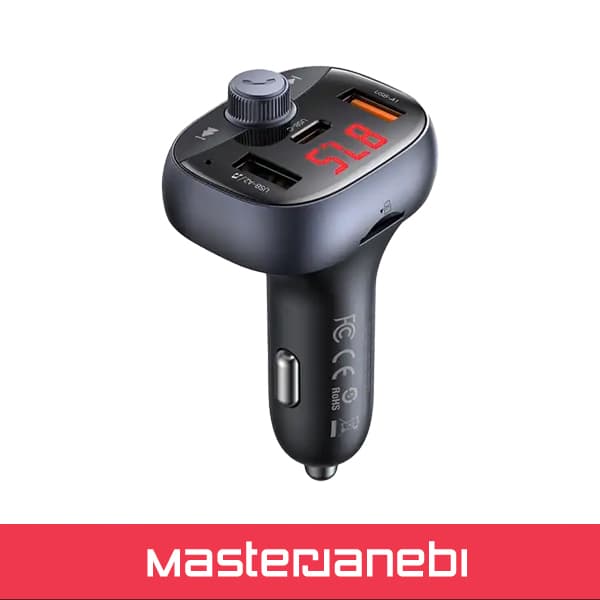 شارژر فندکی 72 وات و پخش کننده بلوتوث مک دودو Mcddodo Car Charger And FM Transmitter CC-5950