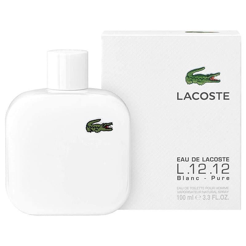 ادکلن لاگوست سفید بلنک Lacoste L.12.12 Blank