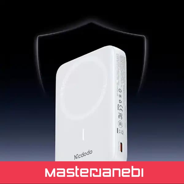 پاوربانک وایرلس 10000 با کابل متصل تایپ سی مک دودو Mcdodo Uni-Power Power Bank MC-865 — تصویر ۵