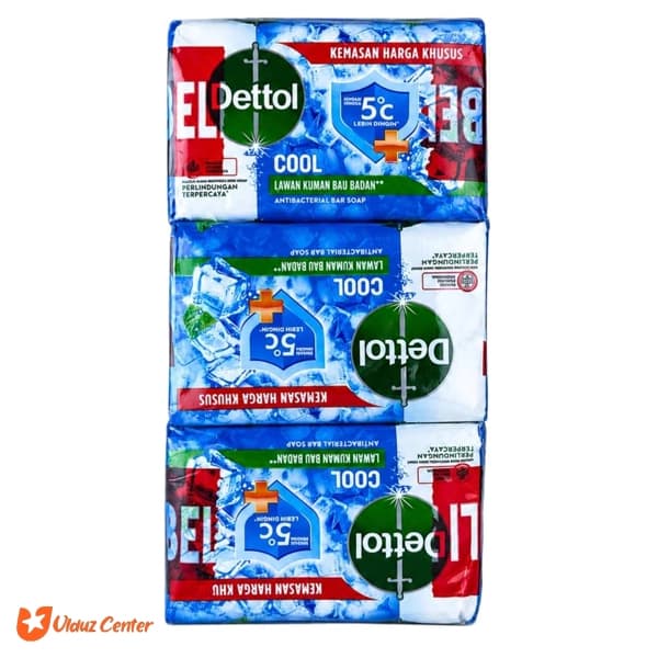 صابون آنتی باکتریال دتول با رایحه نعناع یخی بسته 6 عددی 100گرمی