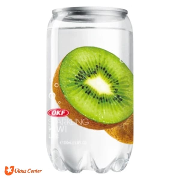 آب گازدار با طعم کیوی او کی اف 350 میل
