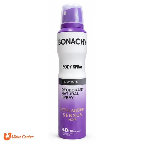 اسپری بدن زنانه Bonachy مدل Estelauder Sensus Noir حجم 250 میل