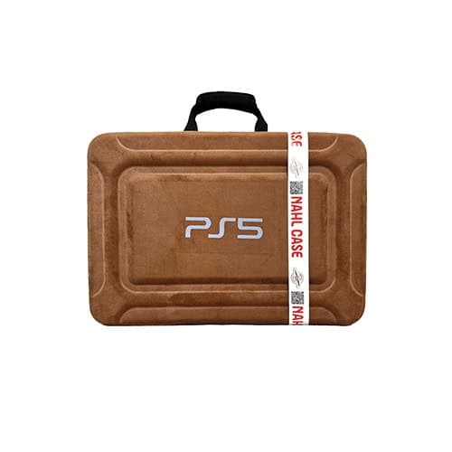 کیف PS5 Fat , Pro – برند Nahl – قهوه ای