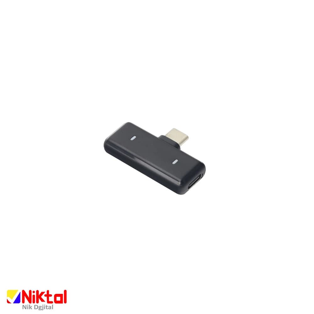 میکروفون یقه ای حرفه‌ای بی‌سیم مدل MMD-F37 | ست دو عددی با اتصال Type-C و Lightning برای محتواسازان — تصویر ۷