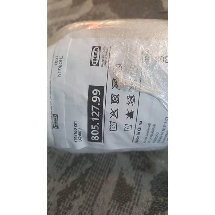 پتو مسافرتی ایکیا مدل THORGUN سایز 160× 120 سانتی متر — تصویر ۷