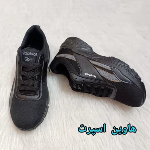 کفش اسپرت دخترانه و زنانه لژدارِ مشکی با ارسال رایگان