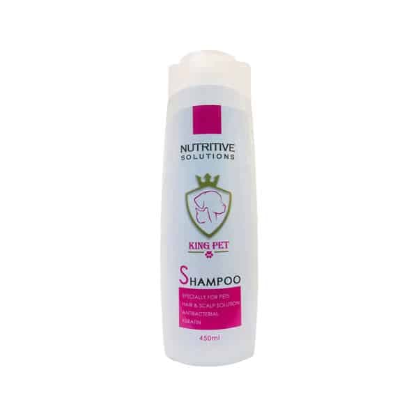 شامپو کراتینه مو سگ و گربه 450 میلی لیتری کینگ پت (king-pet)