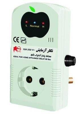 محافظ ولتاژ مدل آلما 4000 لباسشوئی آنالوگ با فیوز خروچی پریز