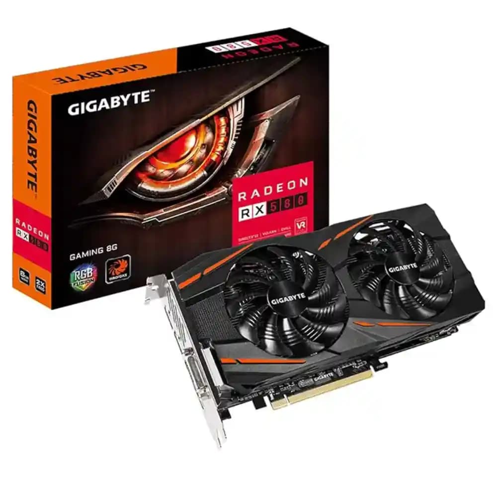کارت گرافیک گیگابایت مدل GIGABYTE RX580 GAMING 8GB