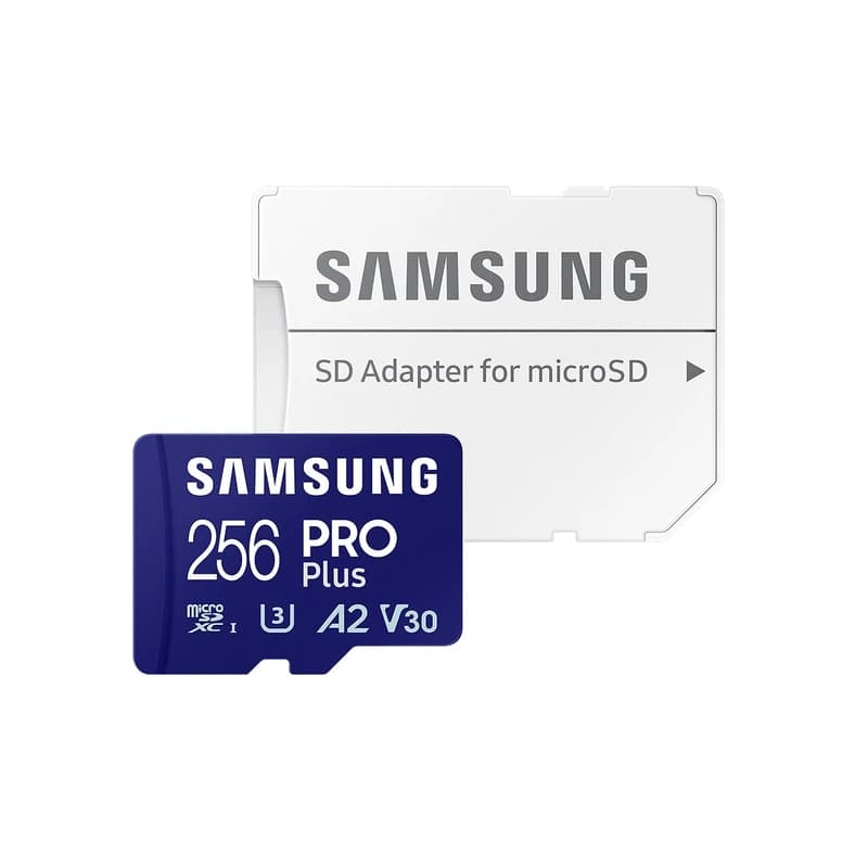 کارت حافظه microSDXC سامسونگ Samsung PRO PLUS UHS-I U3 A2 V30 ظرفیت 256 گیگابایت