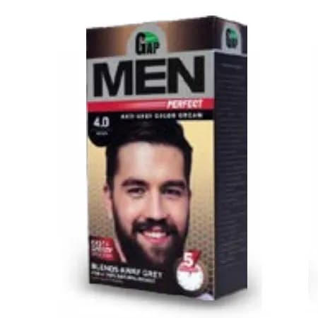 کیت رنگ مو مردانه گپ رنگ قهوه ای 4.0