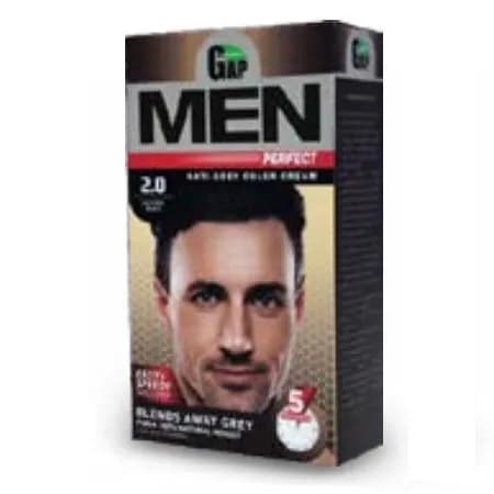 کیت رنگ مو مردانه گپ رنگ مشکی طبیعی 2.0