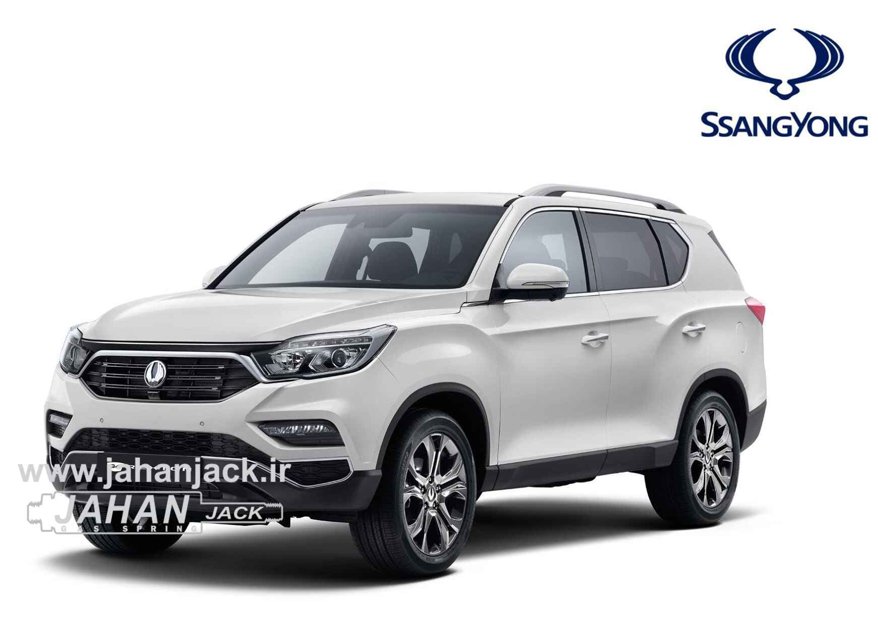 Rear Gas Jack SsangYong Rexton glass (جک گازی درب صندوق سانگ یانگ رکستون (قسمت شیشه ای))