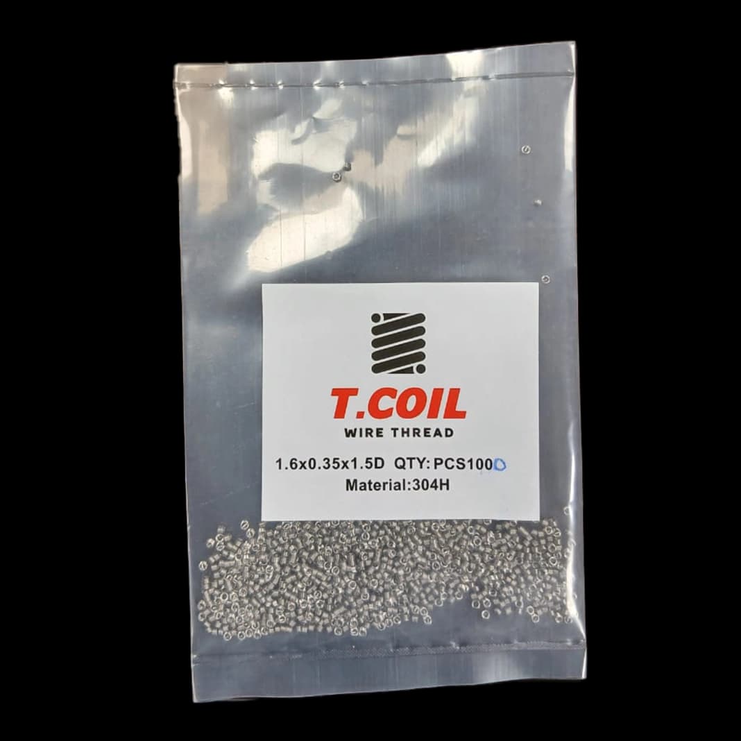 فنر هلی کویل استیل 304 – M4*0.7 T.COIL – 1D — تصویر ۵