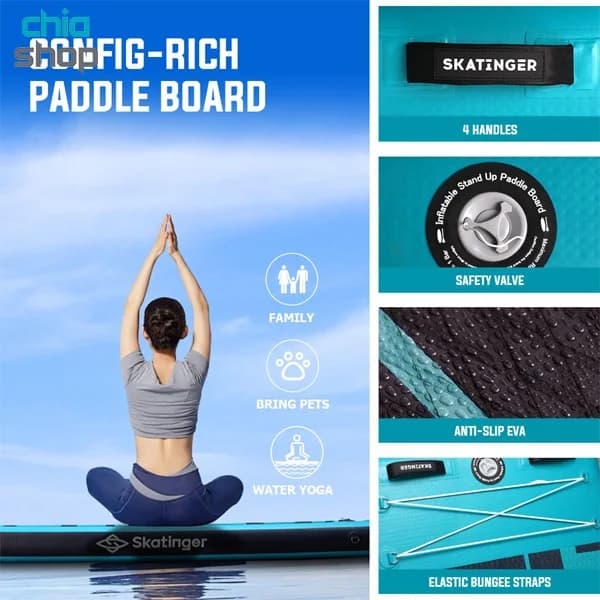 مت بادی یوگا SKATINGER مدل Yoga Pad — تصویر ۵