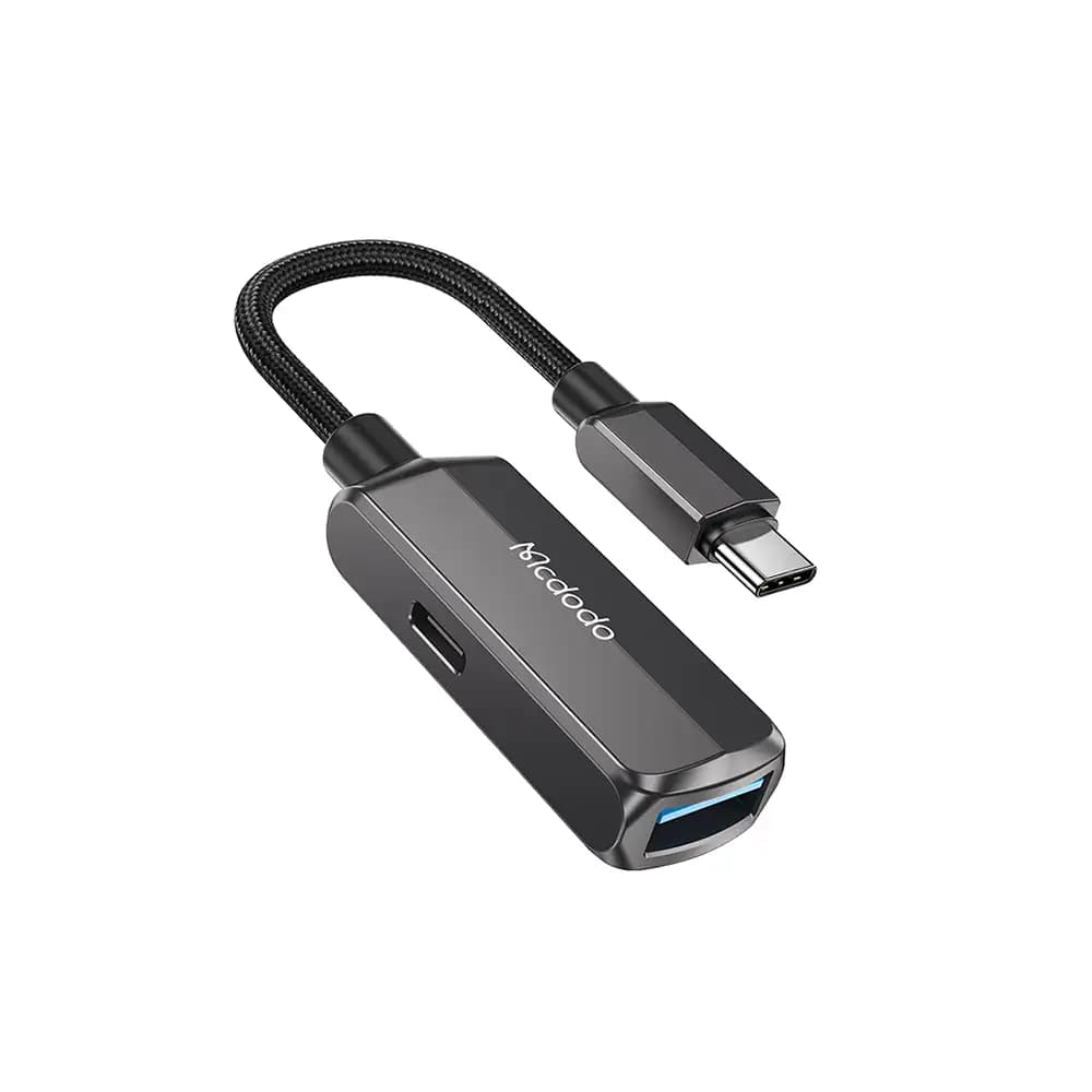 هاب تبدیل OTG مک دودو مدل CA-2830 دو کاره USB-C به USB کد 9165 — تصویر ۲