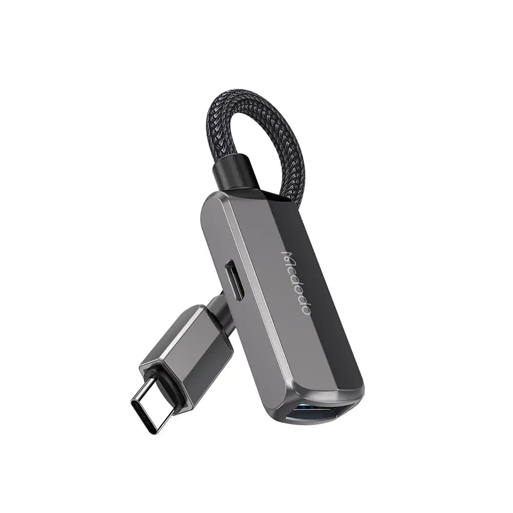 هاب تبدیل OTG مک دودو مدل CA-2830 دو کاره USB-C به USB کد 9165