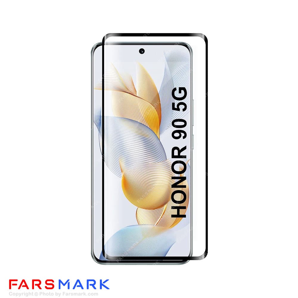 گلس فول چسب خمیده آنر Honor 90 شفاف