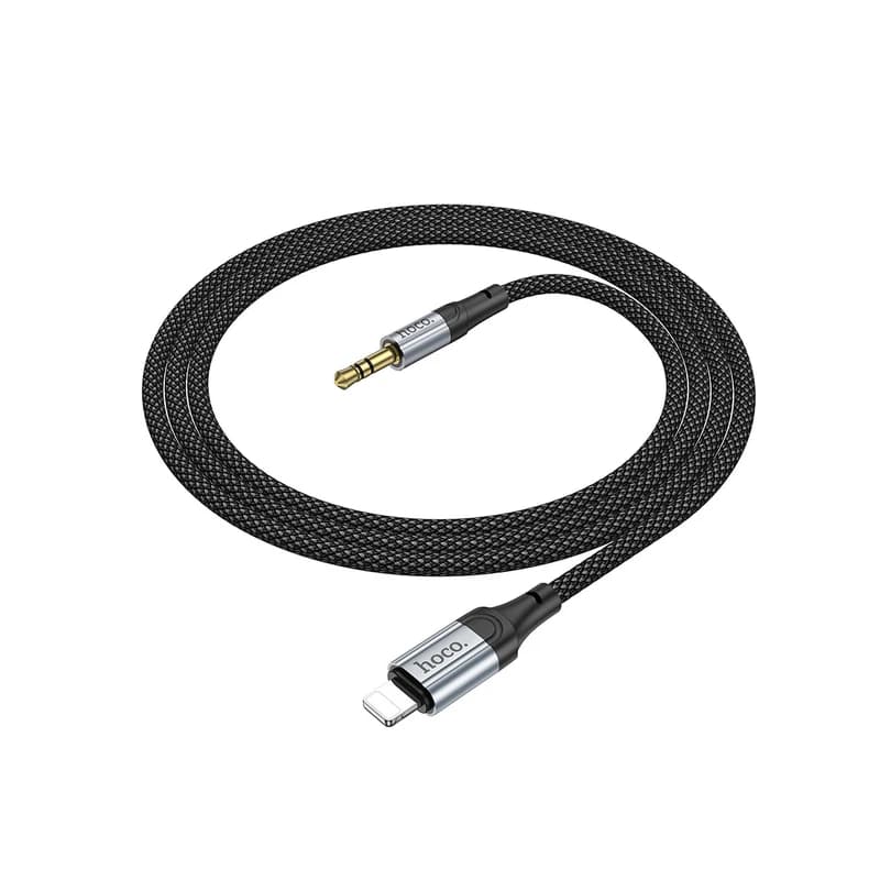 کابل تبدیل لایتنینگ به جک 3.5 میلی متری هوکو مدل UPA26 طول 1 متر کد 9342 — تصویر ۴