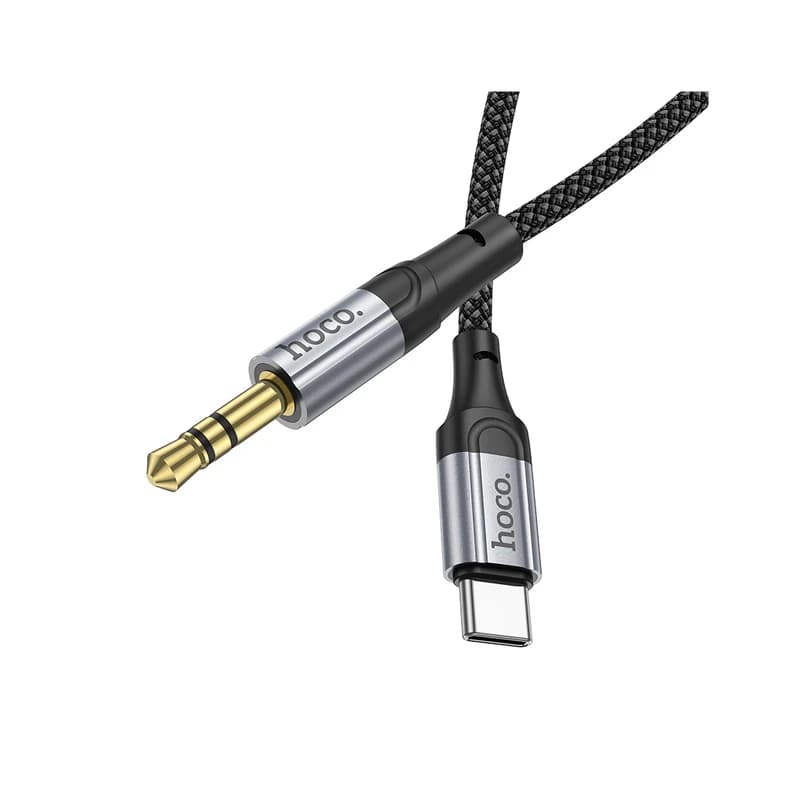 کابل تبدیل USB-C به جک 3.5 میلی متری هوکو مدل UPA26 طول 1 متر کد 9343 — تصویر ۲