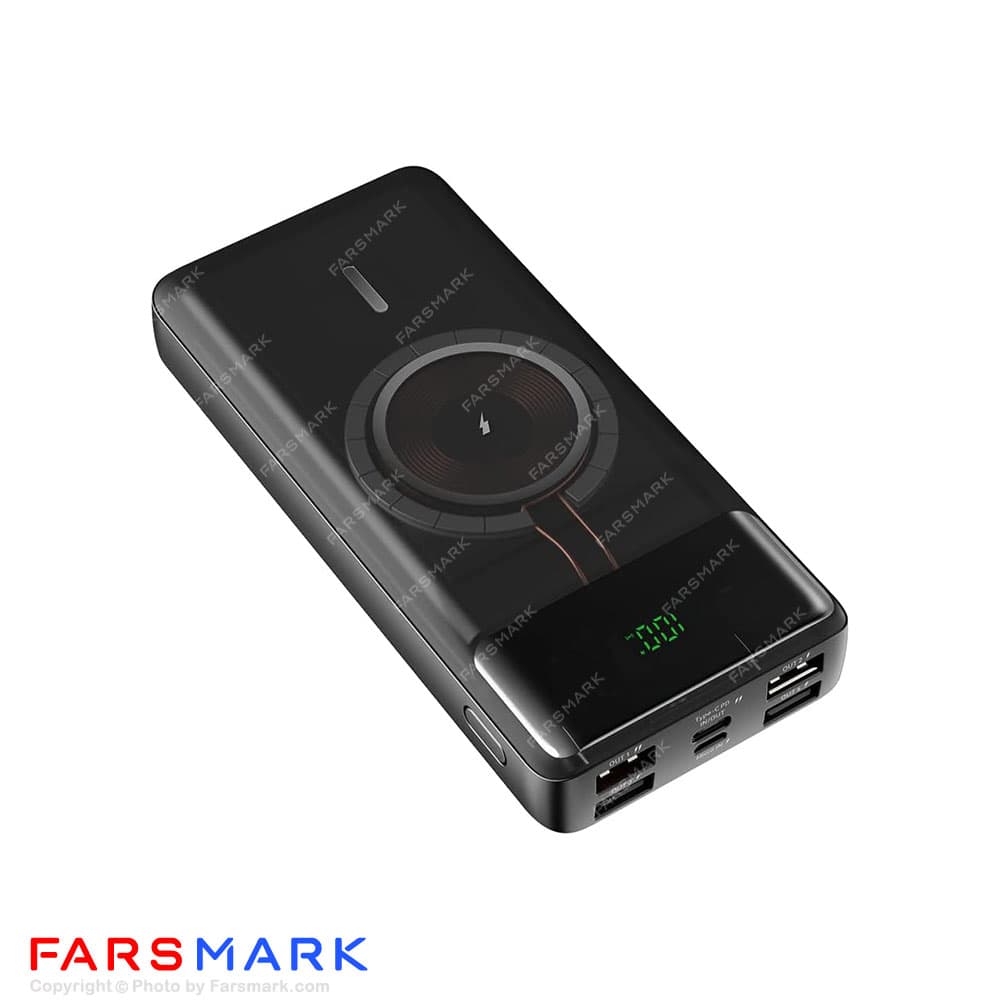 پاوربانک اصلی کانفلون Konfulon M17W 20000mAh 22.5W وایرلس