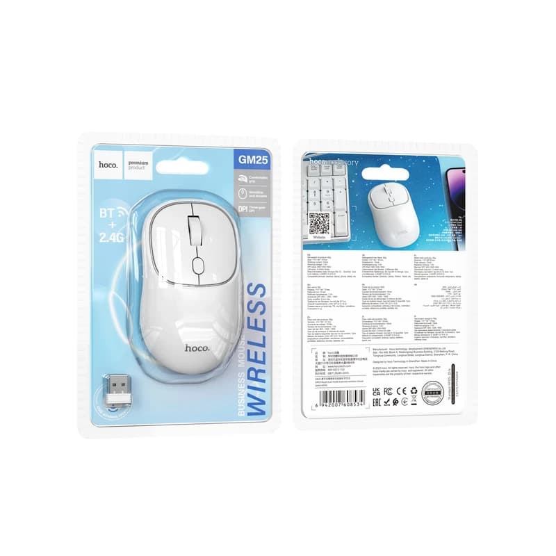 ماوس بی سیم هوکو مدل GM25 کد 9351-9360 — تصویر ۸