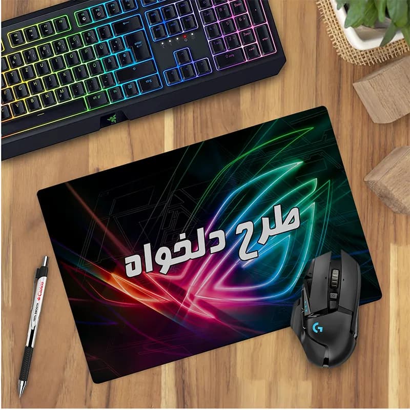 چاپ روی موس پد گیمینگ (طرح دلخواه) — تصویر ۲