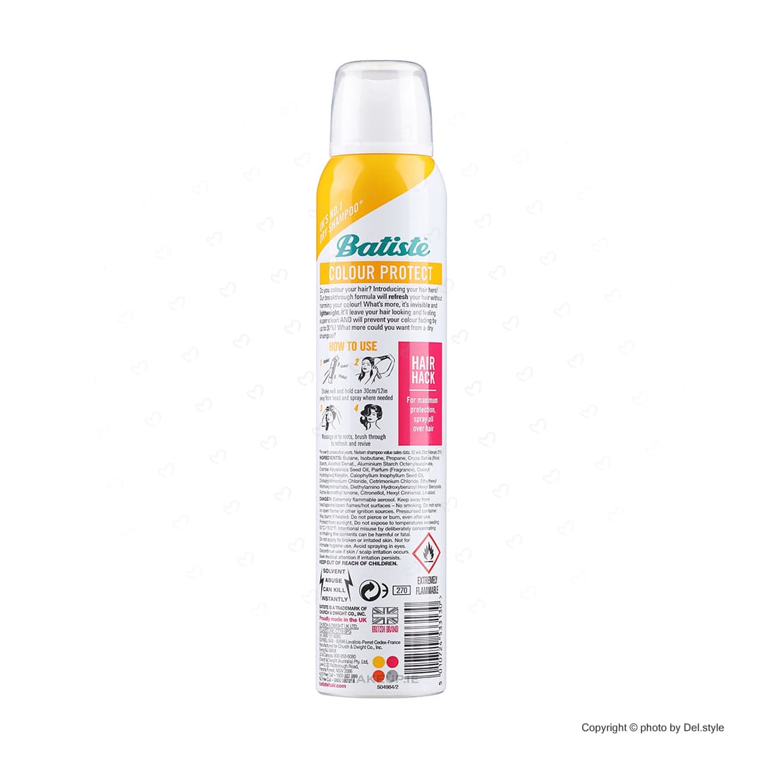 شامپو خشک باتیست مدل Color Protecting حجم 200 میلی لیتر — تصویر ۳