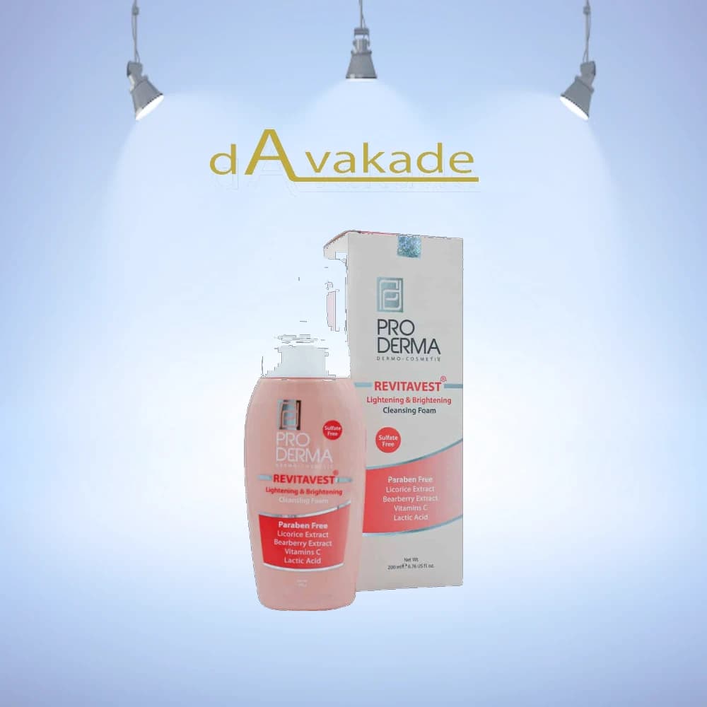 فوم شوینده روشن کننده رویتاوست پرودرما PRODERMA