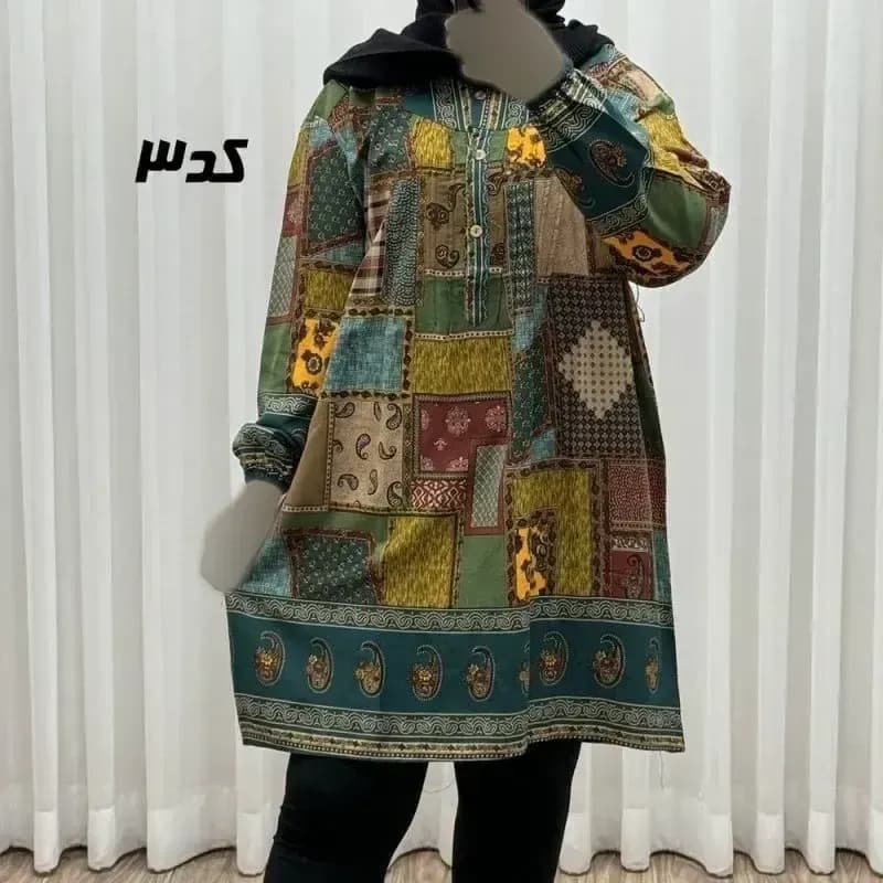 تونیک چهل تیکه سوپرنخ اندونزی سایز بزرگ زنانه — تصویر ۲