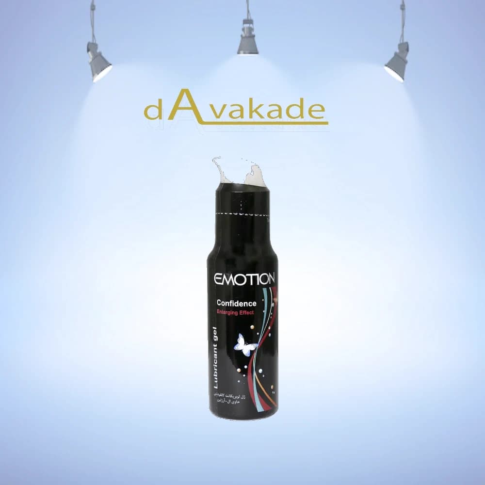 ژل لوبریکانت ایموشن بلک کانفیدنس EMOTION Confidence Black