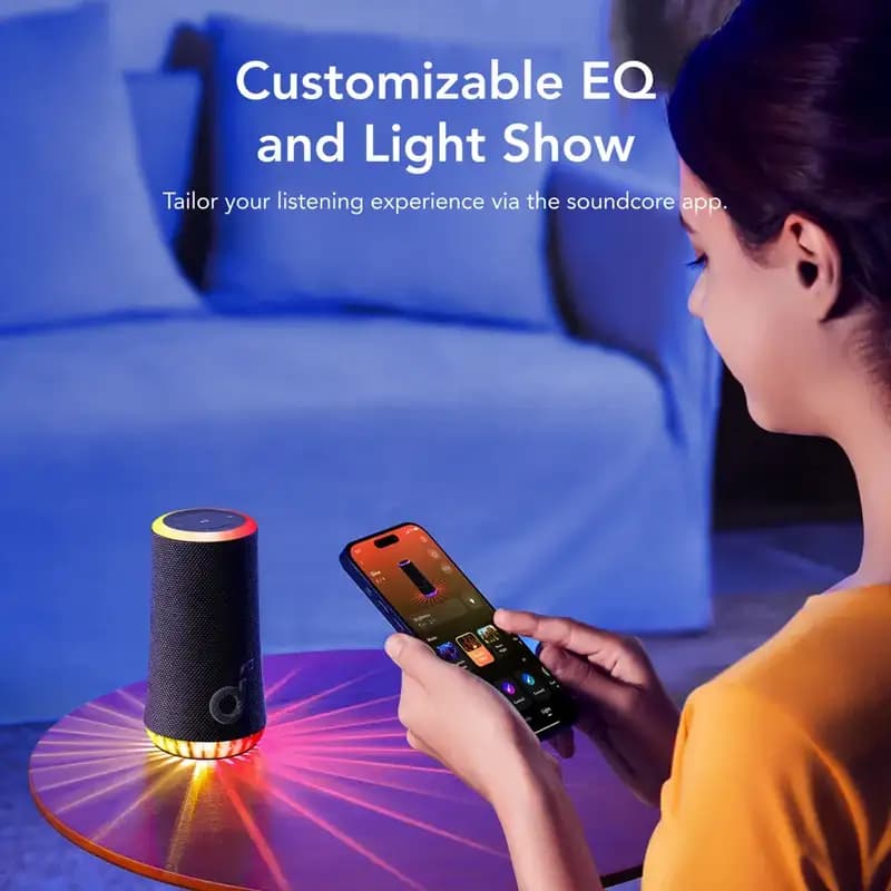 اسپیکر بلوتوثی انکر Soundcore Glow A3166 — تصویر ۲