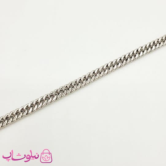 دستبند زنانه ظریف ژوپینگ طرح کارتیه نقره ای 18 سانت 5 میل کد 4991 — تصویر ۲