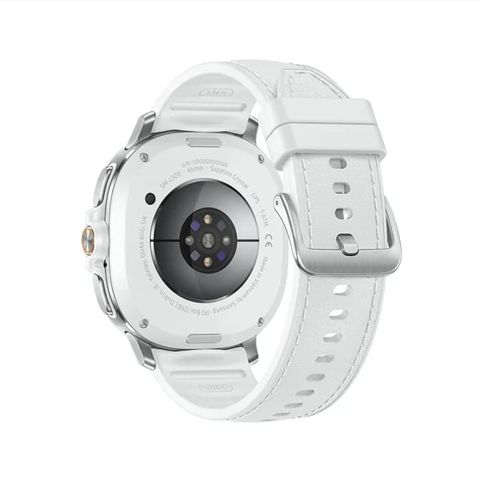 ساعت هوشمند SAMSUNG مدل Galaxy Watch 8 Classic بند چرمی – رنگ سفید — تصویر ۵