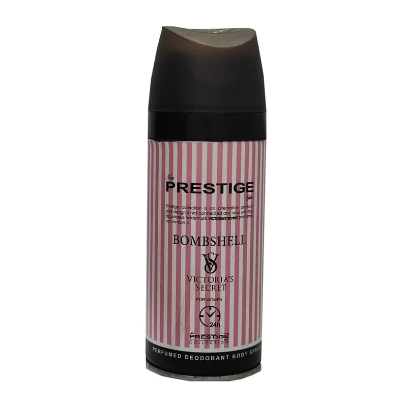 اسپری خوشبو کننده بدن زنانه نیو پرستیژ مدل Victoria Secret Bombshell حجم 150 میلی لیتر