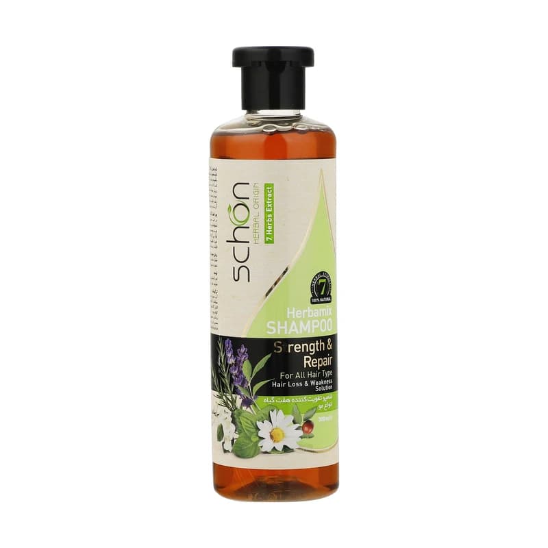 شامپو تقویت کننده شون مدل Herbamix حجم 300 میلی لیتر — تصویر ۲