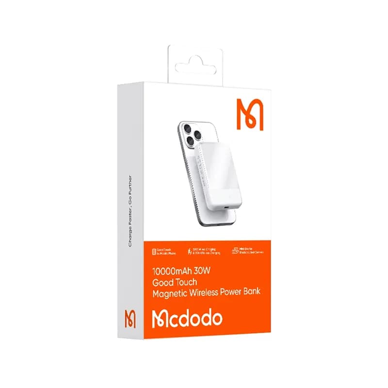 پاوربانک وایرلس (بی‌سیم) 10000mAh مک دودو مدل MC-5930 — تصویر ۴