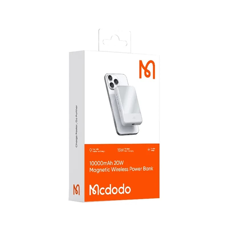 پاوربانک وایرلس (بیسیم) 10000mAh مک دودو مدل MC-4260 — تصویر ۳