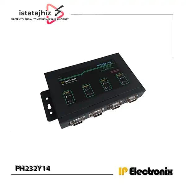 مبدل و ایزولاتور RS-232 یک به چهار IP Electronix PH232Y14 — تصویر ۲