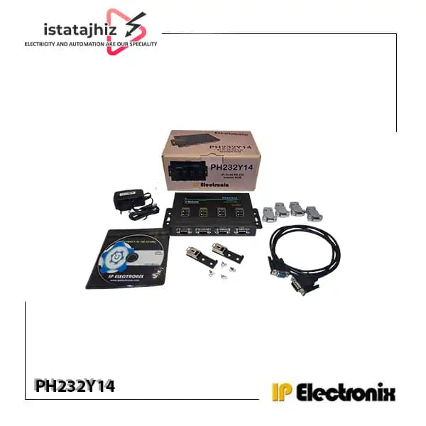 مبدل و ایزولاتور RS-232 یک به چهار IP Electronix PH232Y14 — تصویر ۴